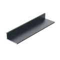 Antraciet aluminiumhoekprofiel 50x20x2mm