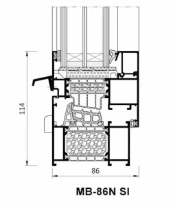 MB-86N SI detailtekening