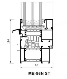 Mb-86n st detailtekening