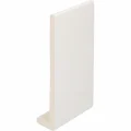Hardschuim dakrandpaneel 150 x 35 x 9 mm in verkeerswit (RAL 9016)