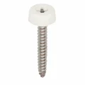 Polytop schroeven RVS verkeerswit 3,5x30mm