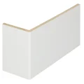 MDF hoekpaneel 160x60 mm in wit (RAL 9016)