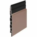 Keralit sponningdeel 143 mm Shadowline in bruingrijs met houtnerf